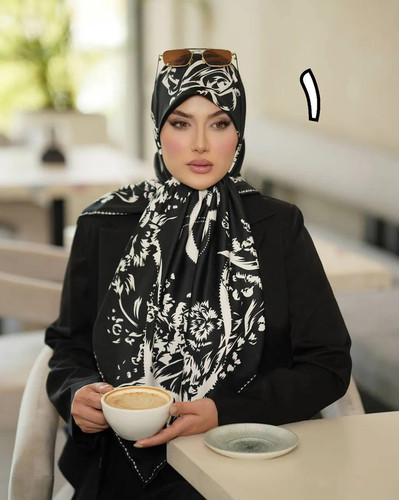 روسری ابریشم ژاکارد