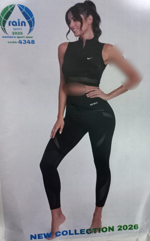 ست ورزشی زنانه ی شیک کراپ شلوار
